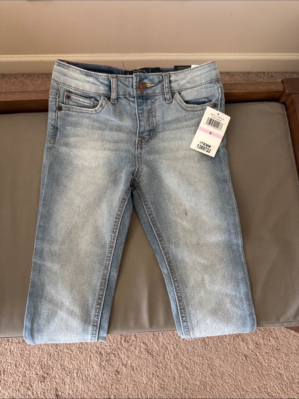 Lucky Brand Light Wash Kids Jeans